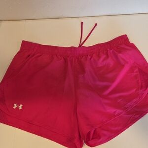Under Armour Women's Vibrant Pink Athletic Shorts Size XL NWT